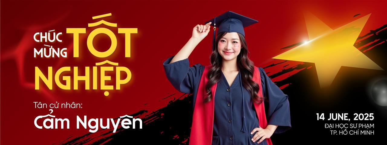 mẫu Banner tốt nghiệp 1