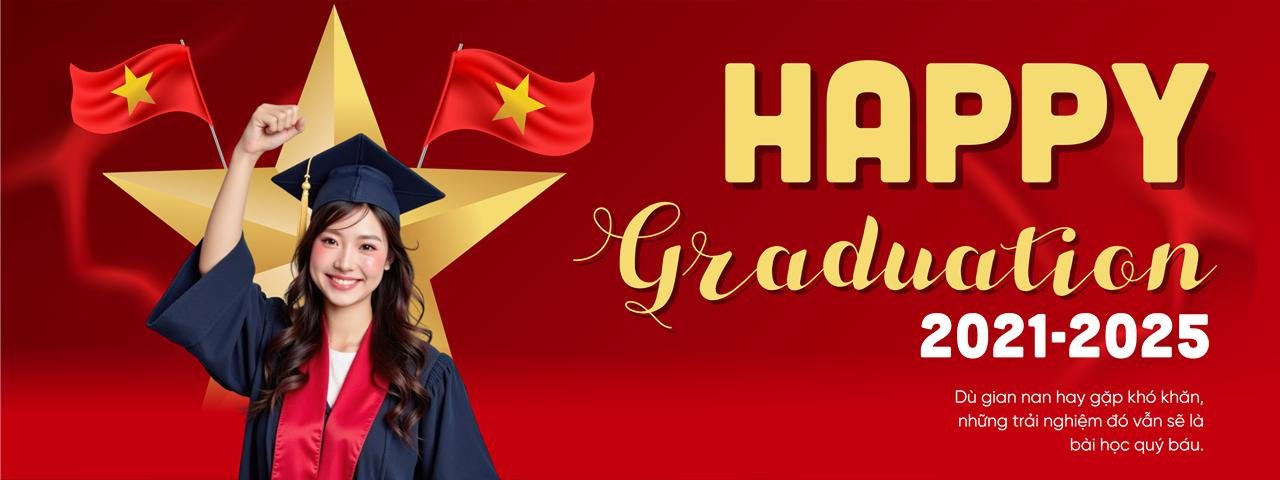 mẫu Banner tốt nghiệp 21