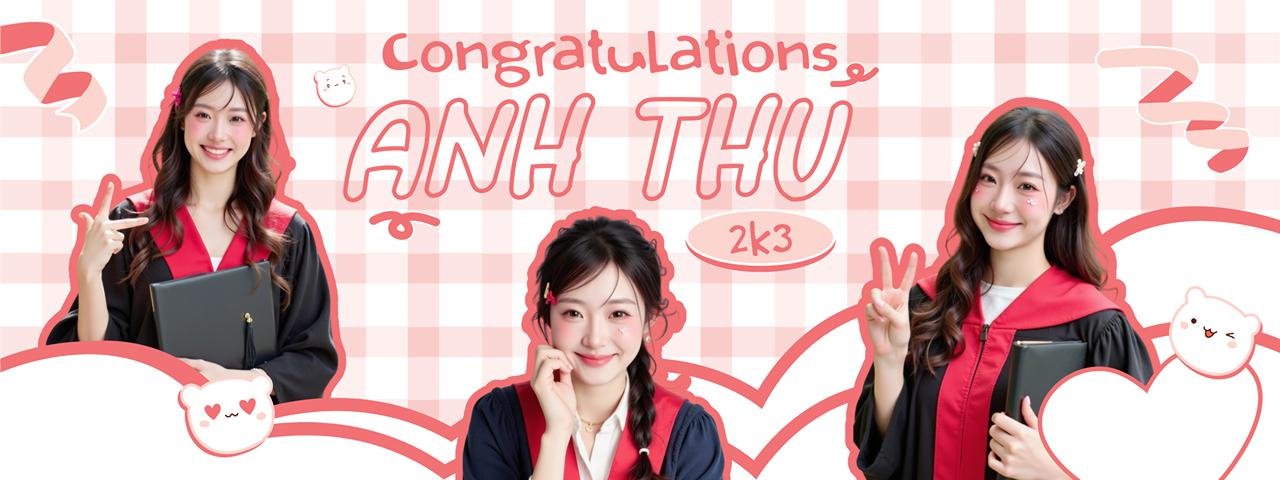 mẫu Banner tốt nghiệp 24