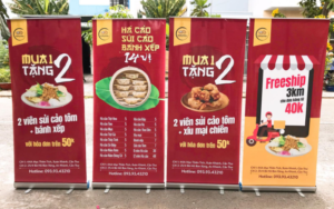 Mẫu standee khuyến mãi đẹp