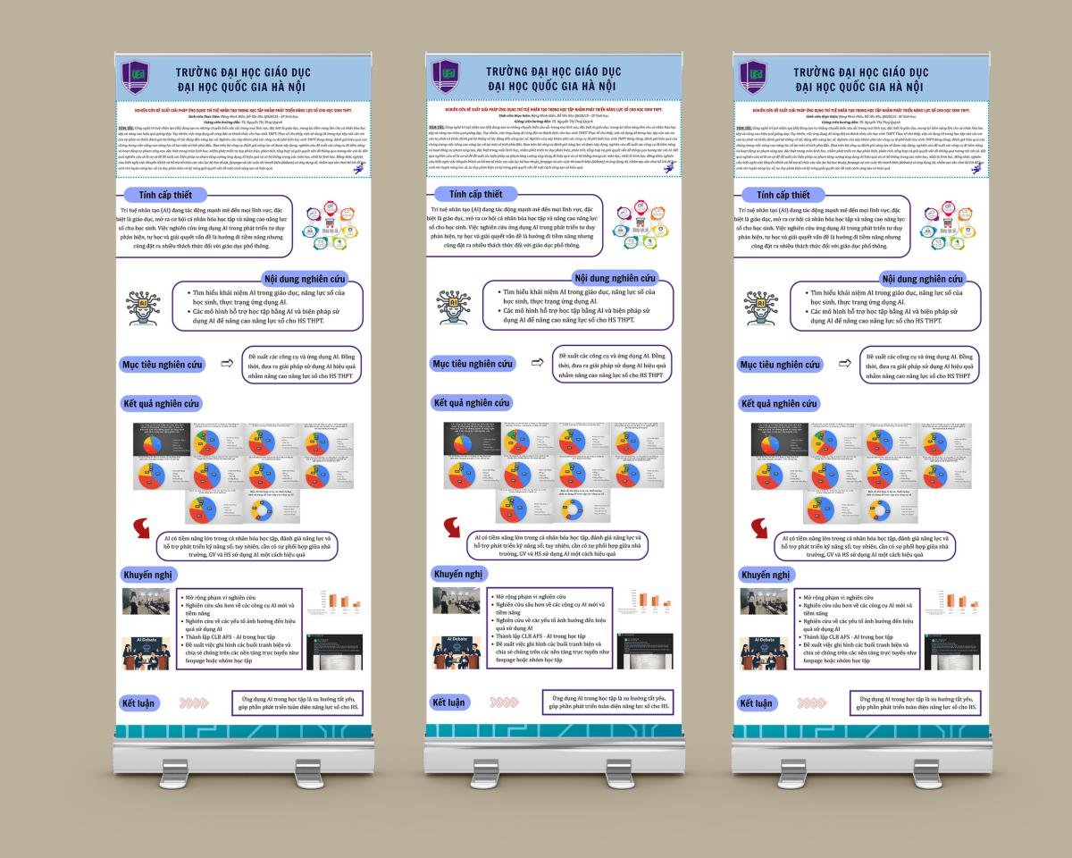 standee đào tạo trường học