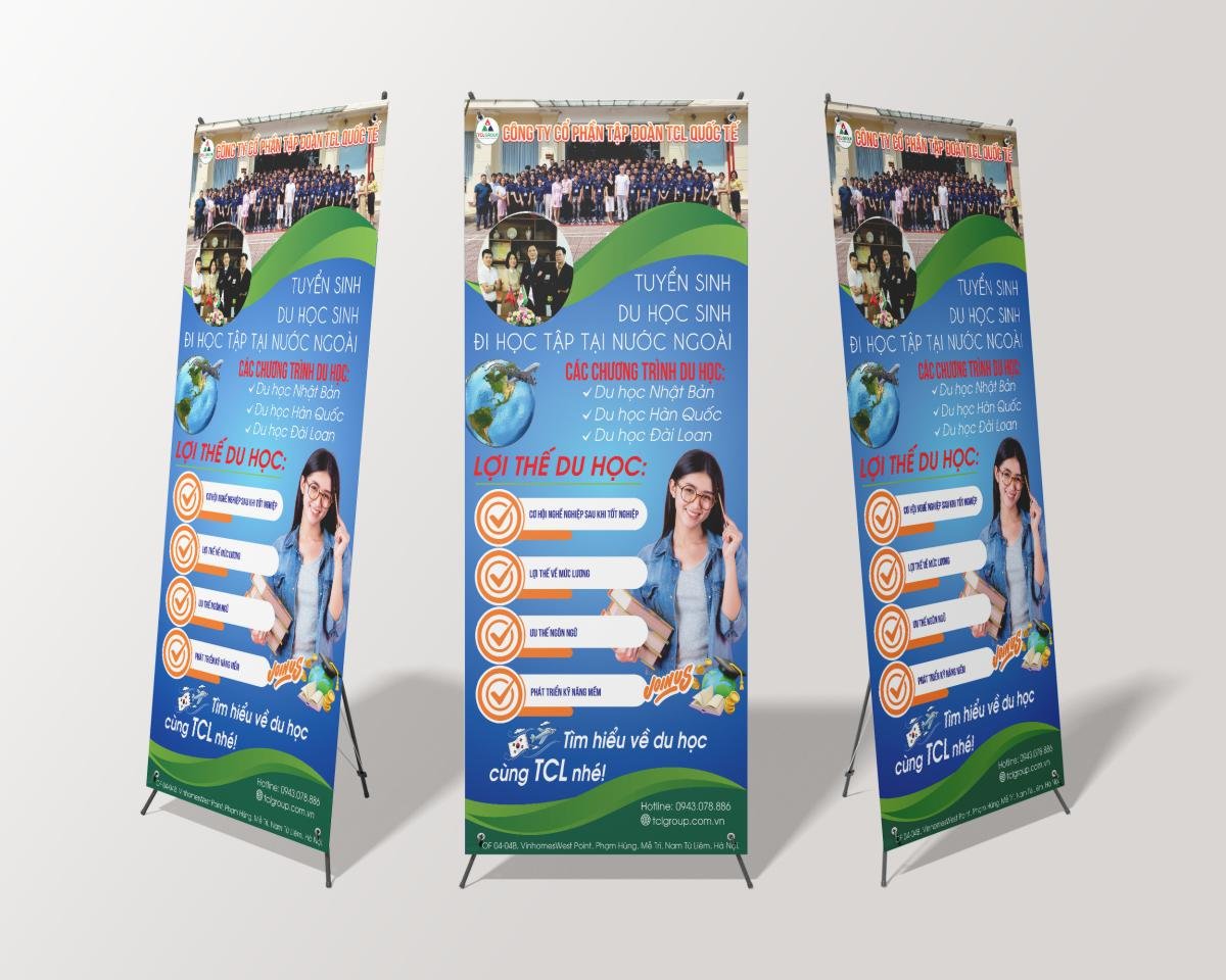 standee du học đài loan