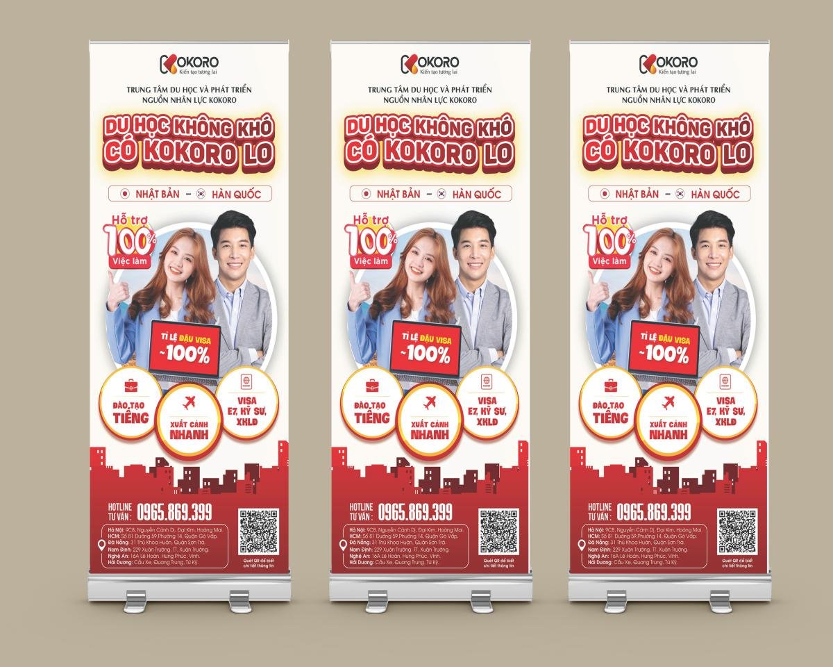 standee du học nhật bản