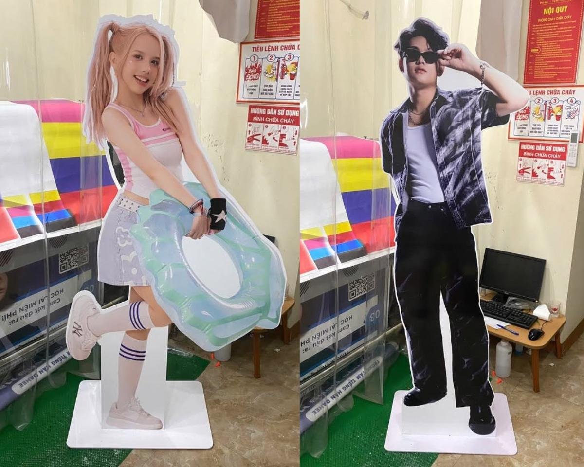 standee hình người mẫu ảnh