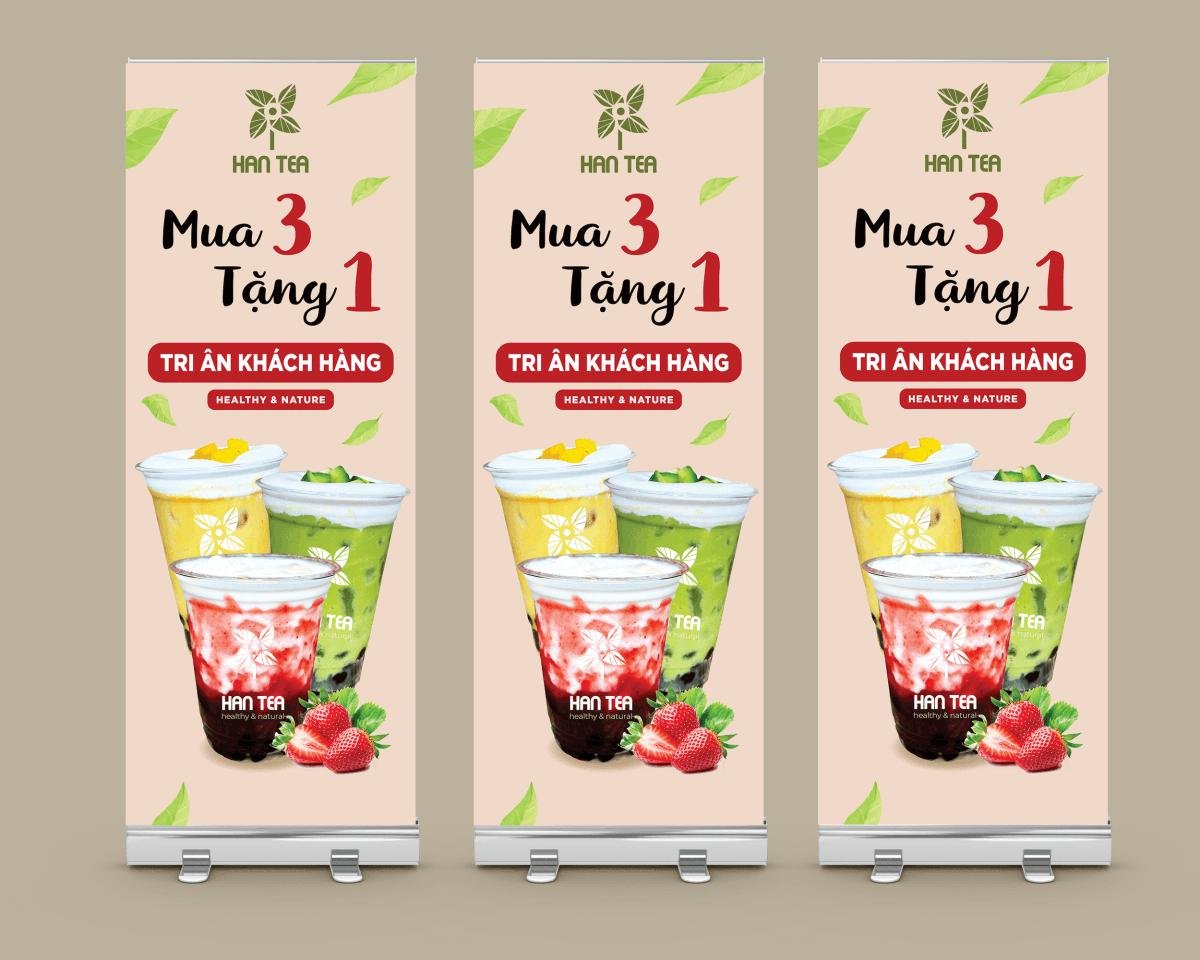 standee khuyến mãi quà tặng