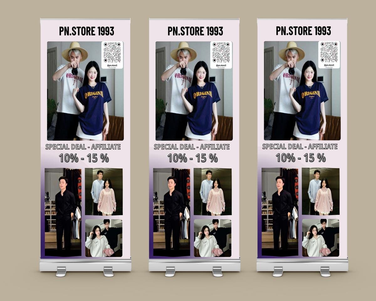 standee khuyến mãi thời trang