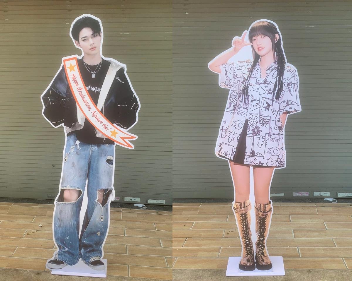 standee mô hình người diên viên đẹp