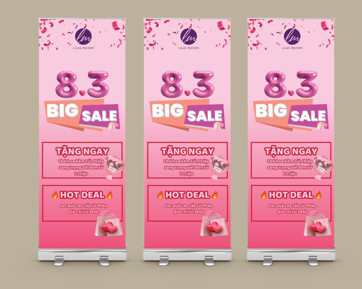 standee ngày quốc tế phụ nữ