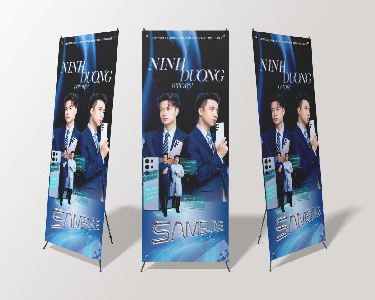 standee ra mắt sản phẩm mới