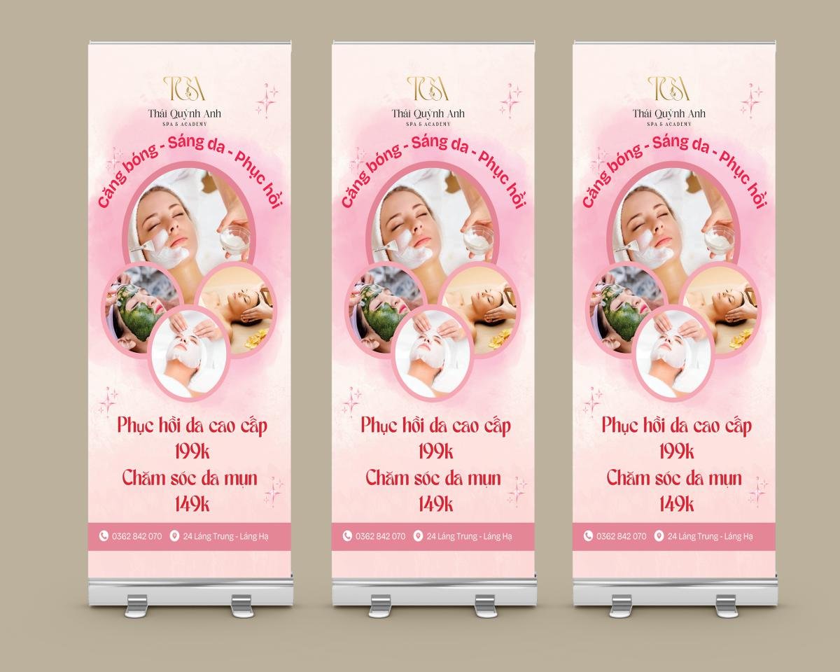 standee spa chương trình ưu đãi