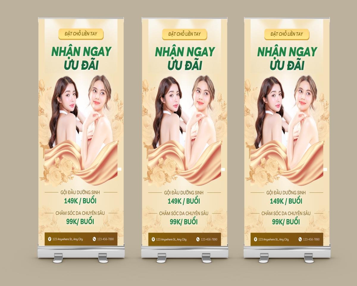 standee spa ưu đãi đặc biệt
