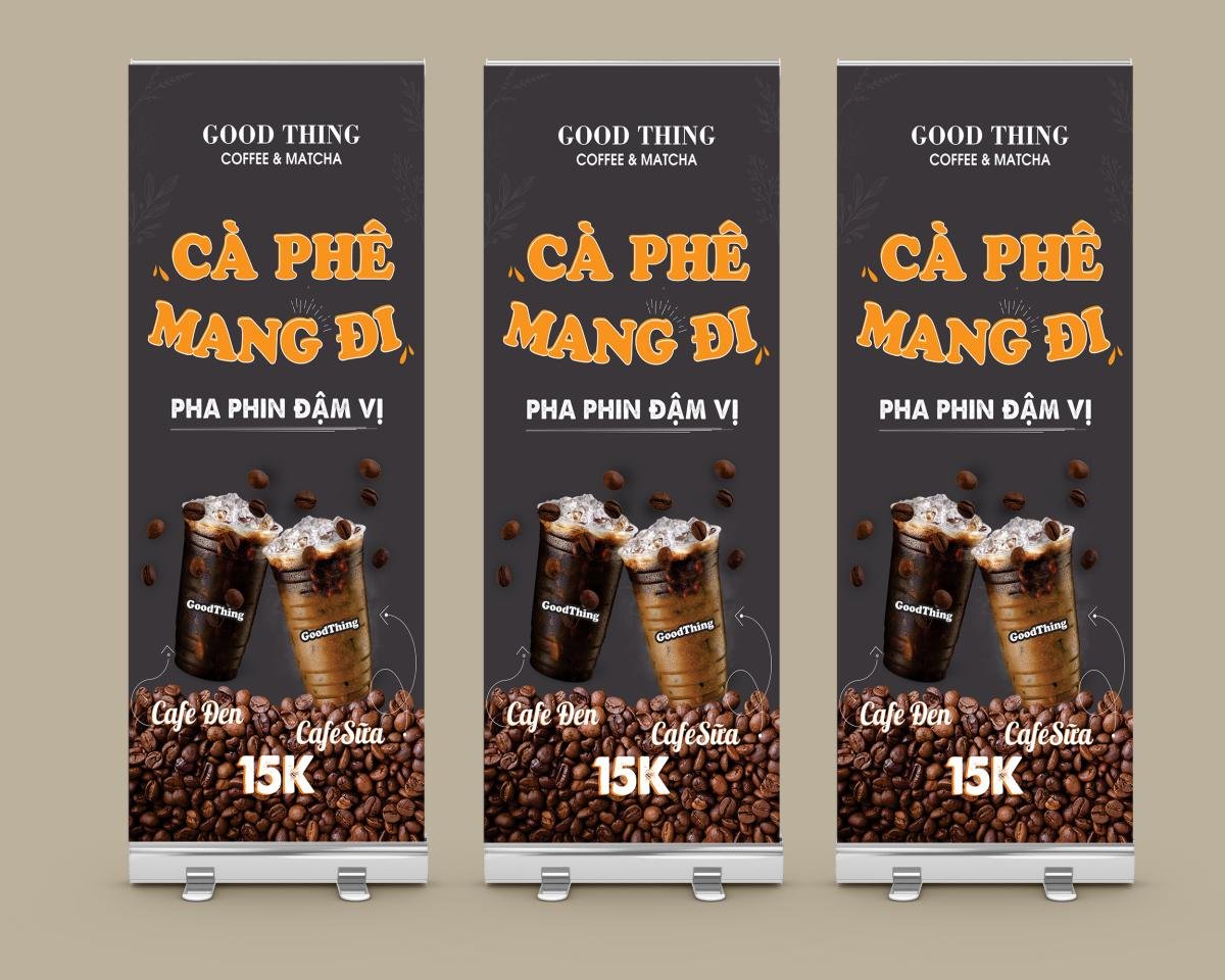 standee trà sữa cà phê đẹp