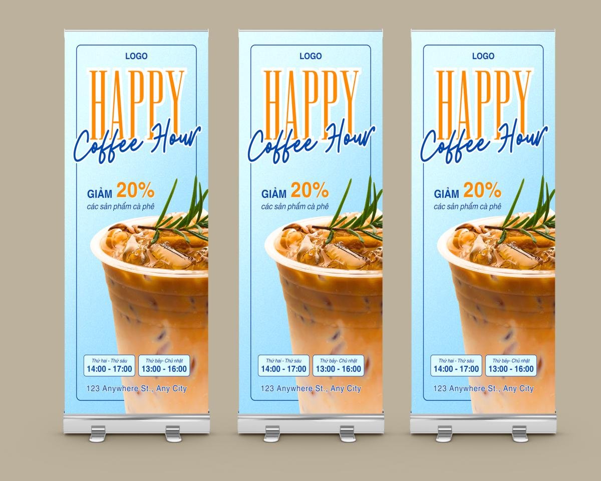 standee trà sữa giảm giá khuyến mãi