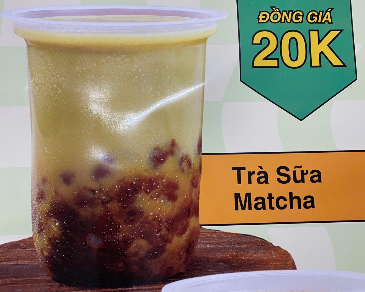 standee trà sữa in pp màu kỹ thuật số