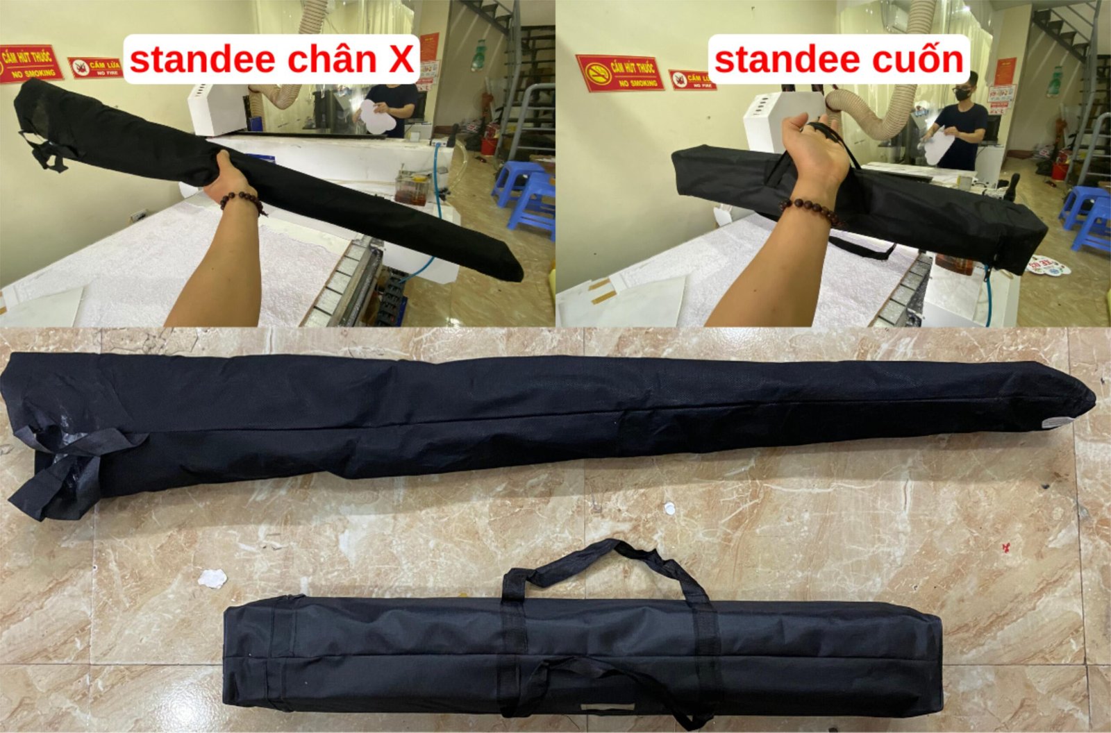 Tính linh hoạt và sự tiện lợi standee trong công việc